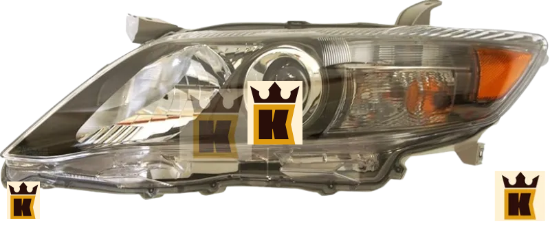Toyota Camry Head Lamp USA Black Left Side / LH 2010-2011