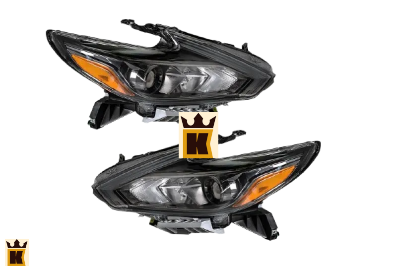 Nissan Altima 2016-2018 Head Lamp Halogen Black Sport