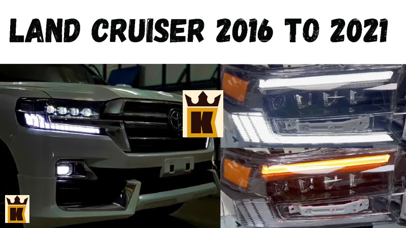 Toyota Land Cruiser 2016-2021 Head Lamp LED New Modified Shape