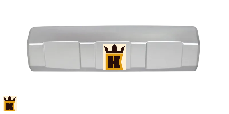 Toyota Fj Cruiser 2007-2023 Lower Center Silver Pad Front Bumper